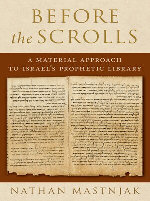cover image of Before the Scrolls